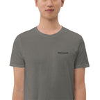 Graues FinCouture Logo T‑Shirt als minimalistisches Finance Basic für Banking und Consulting